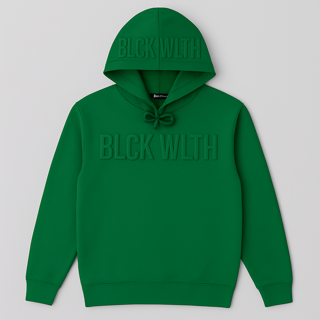 Embossed Hunter Hoodie - BLCK WLTH