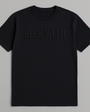 BLCK WLTH | Embossed Short Sleeve Tee (Obsidian) House of Holland Merchandise
