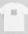 BLCK WLTH | Short Sleeve Tee (White/Obsidian) *SIZING UP BY ONE SIZE IS RECOMMENDED