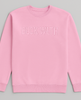 Embroidered Blush Crewneck - BLCK WLTH