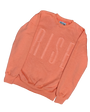 BLCK WLTH | RISE Embossed Crewneck (Coral)