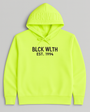 Embroidered Neon Hoodie - BLCK WLTH