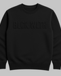 Embroidered Obsidian Crewneck - BLCK WLTH