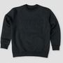 BLCK WLTH | Embossed Crewneck (Obsidian) House of Holland Merchandise