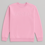 Embroidered Blush Crewneck - BLCK WLTH