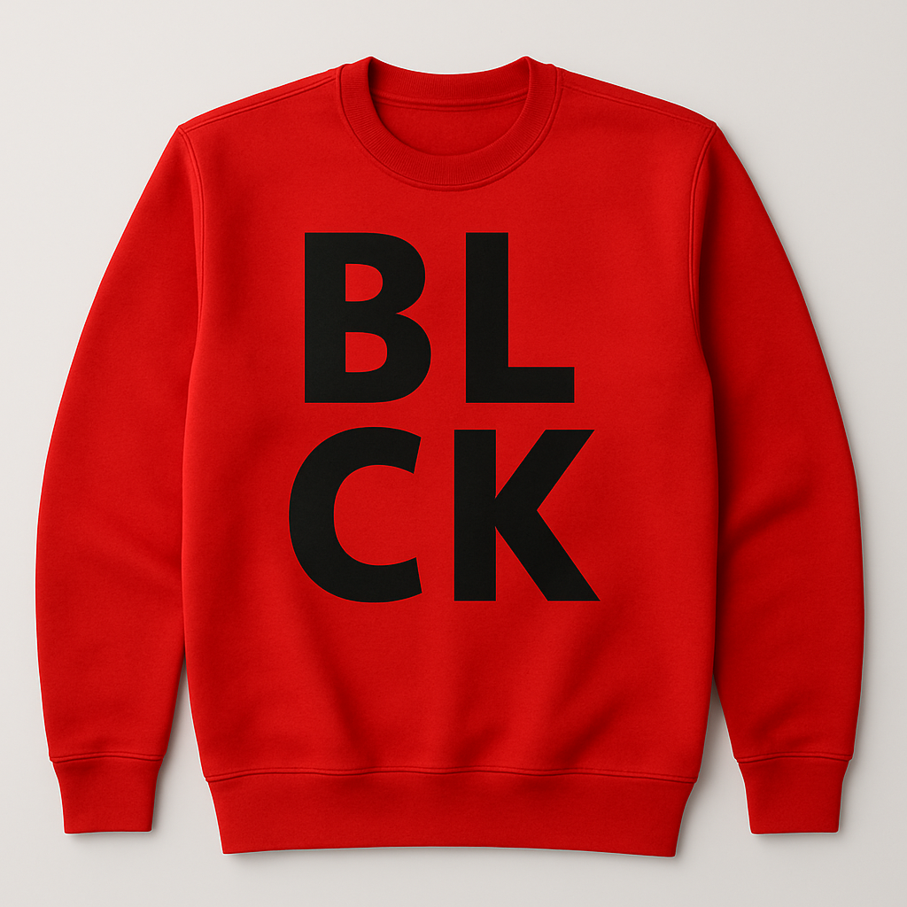 Statement Crewneck Cherry - BLCK WLTH