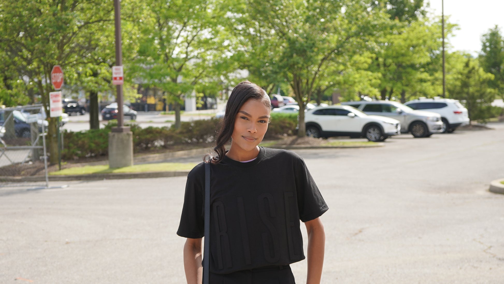 BLCK WLTH | RISE Embossed Tee (Obsidian)
