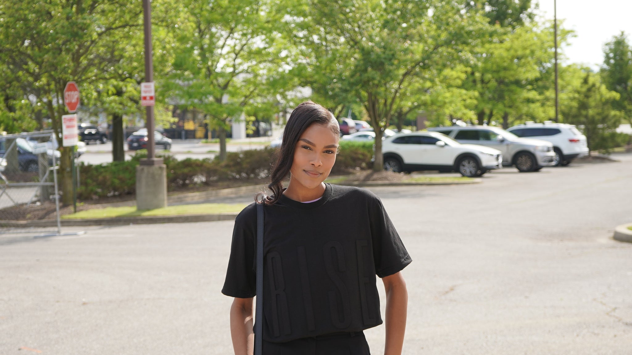 BLCK WLTH | RISE Embossed Tee (Obsidian)
