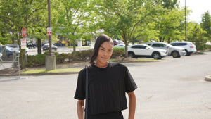BLCK WLTH | RISE Embossed Tee (Obsidian)