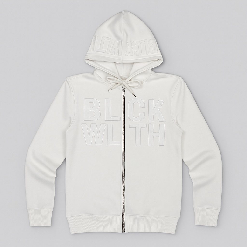 BLCK WLTH BOLD Zip Hoodie – White House of Holland Merchandise