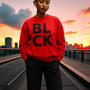 Statement Crewneck Cherry - BLCK WLTH