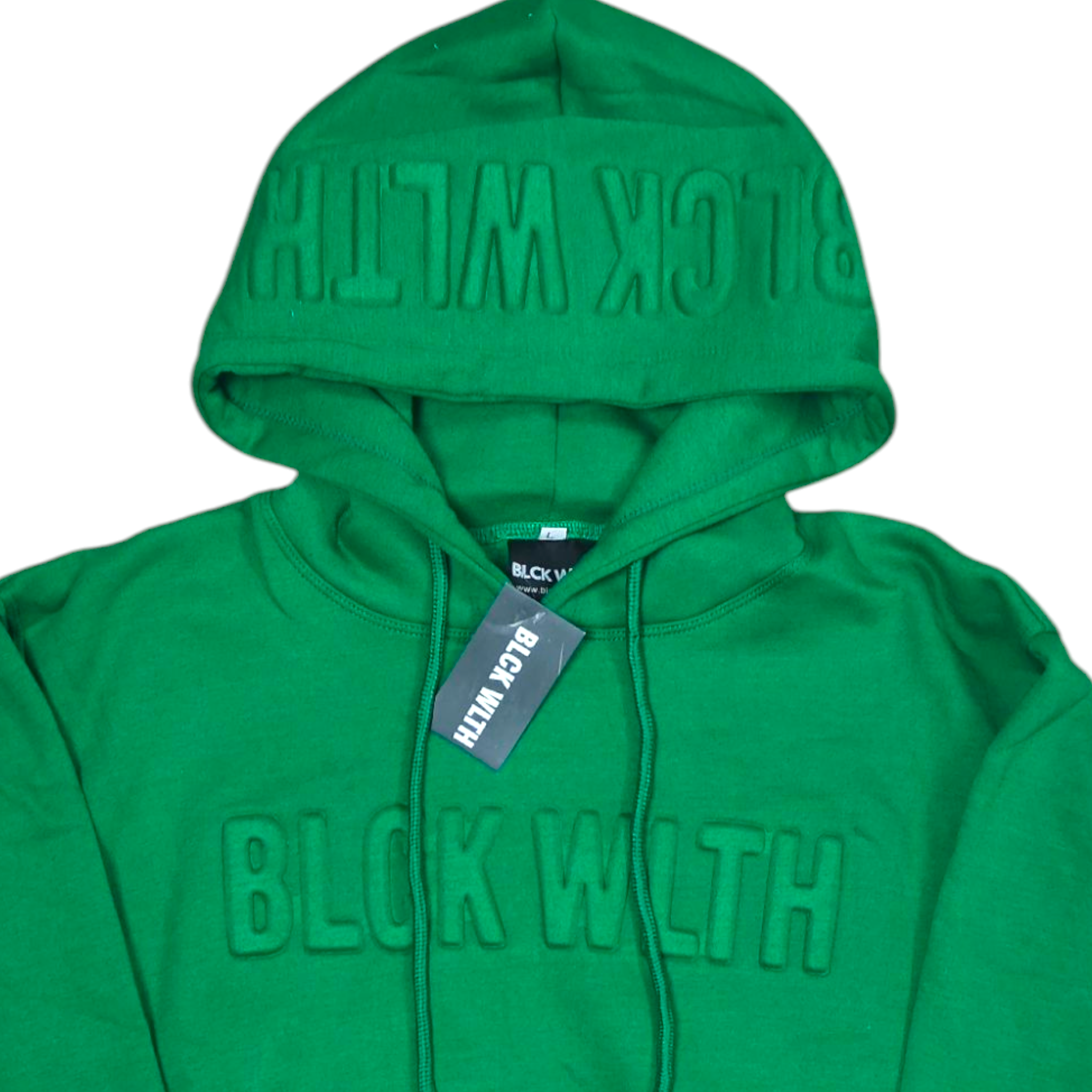 {*PREORDER*} BLCK WLTH | Embossed Sweatshirt (Hunter)