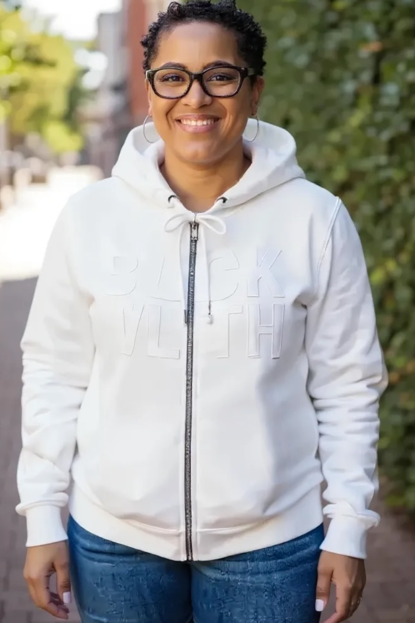 BLCK WLTH BOLD Zip Hoodie – White House of Holland Merchandise