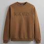 BLCK WLTH | Embossed Crewneck (Sandstone) House of Holland Merchandise