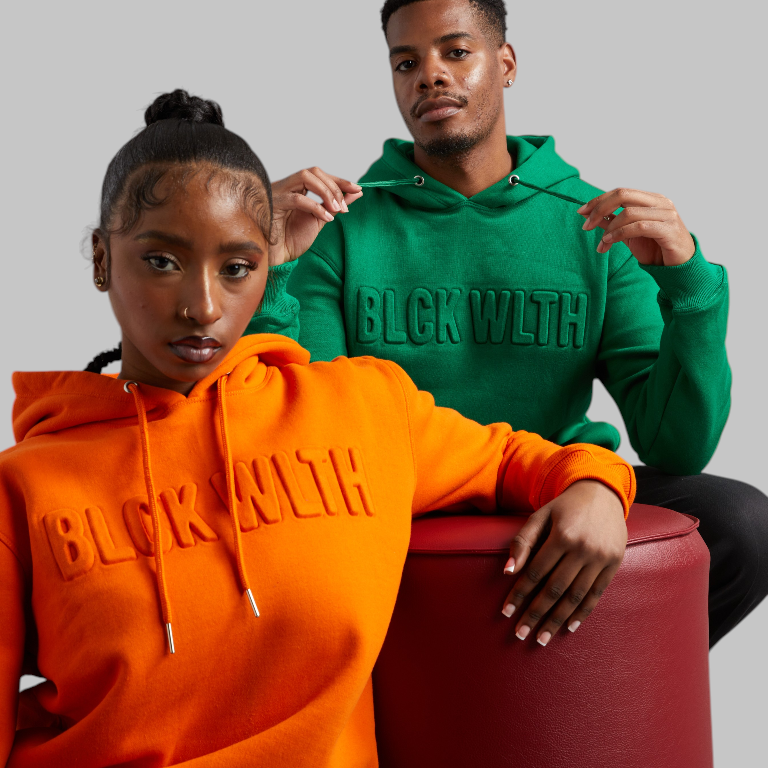 Embossed Princeton Hoodie - BLCK WLTH