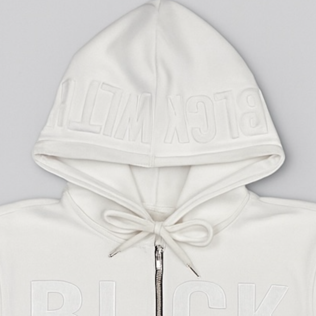 BLCK WLTH BOLD Zip Hoodie – White House of Holland Merchandise